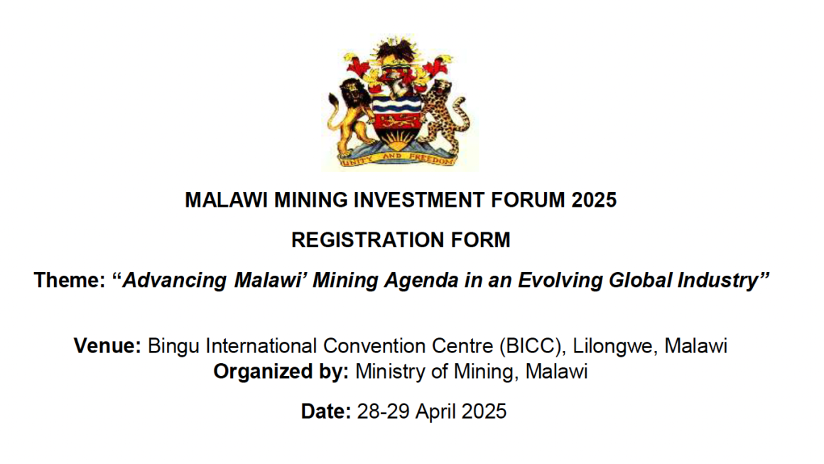 The 2025 Malawi Mining Investment Forum