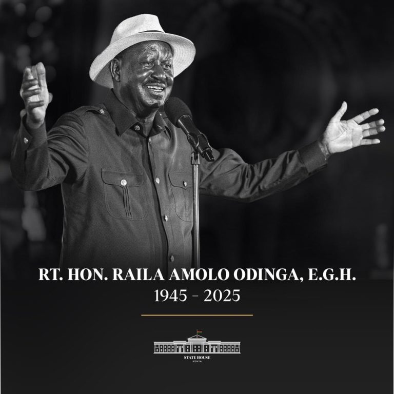 AMSG Stands in Solidarity with Kenya on the Passing of Rt. Hon. Raila Amolo Odinga E.G.H