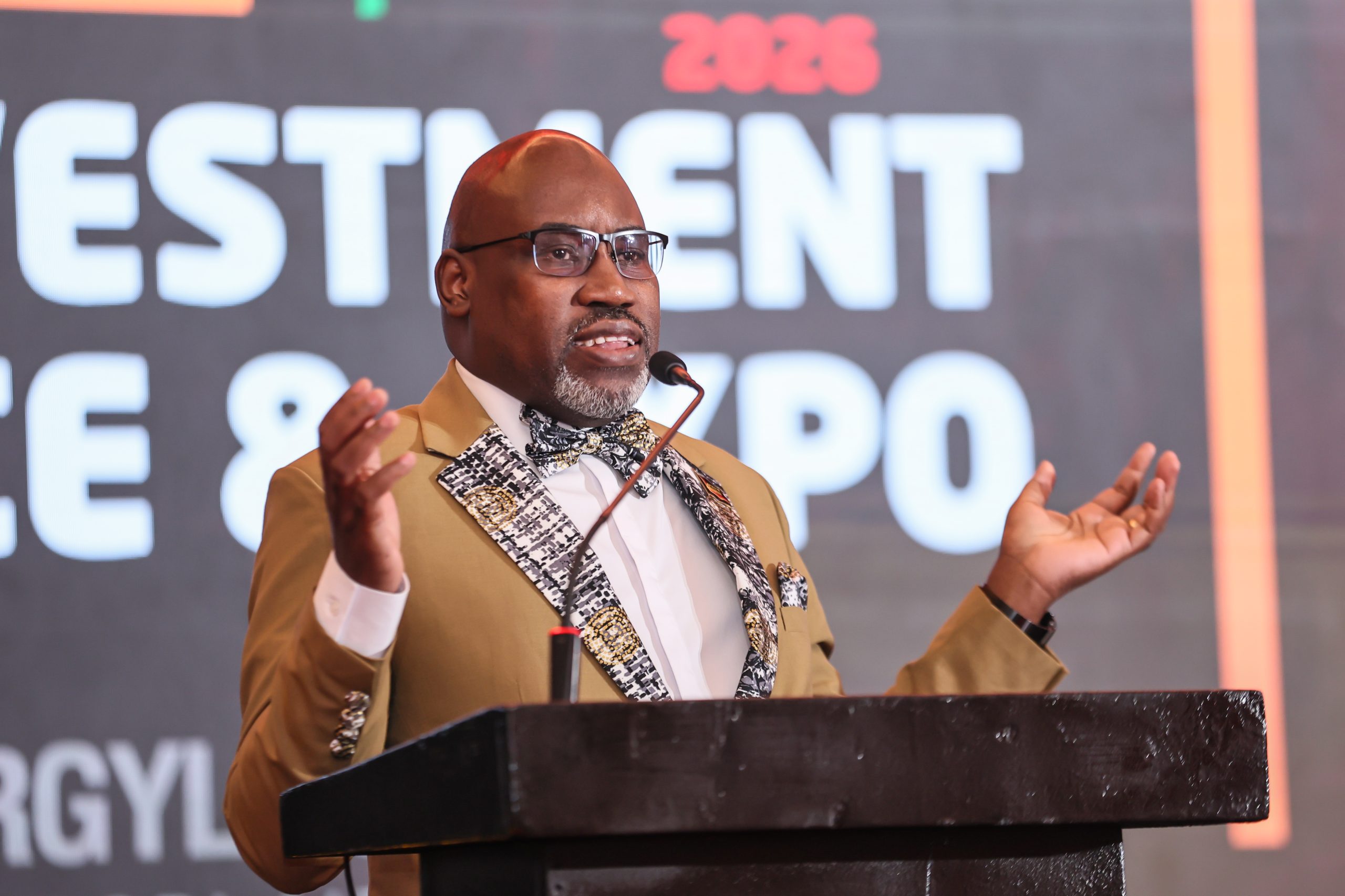 H.E. Moses Micheal Engadu delivering keynote address at Kenya MICE 2026
