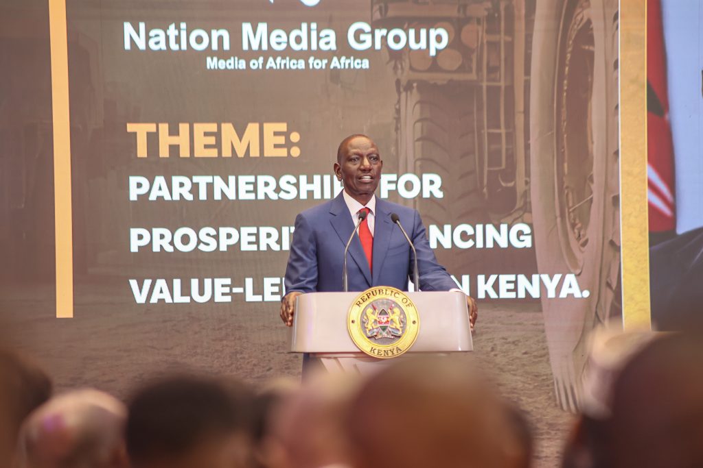 President William Samoei Ruto endorses the Africa Minerals Strategy Group during Kenya MICE 2026 in Nairobi.