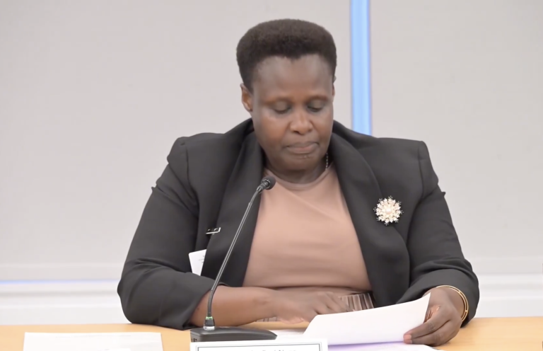 H.E. Jessica Alupo addresses the Second AMSG High-Level Roundtable at UNGA