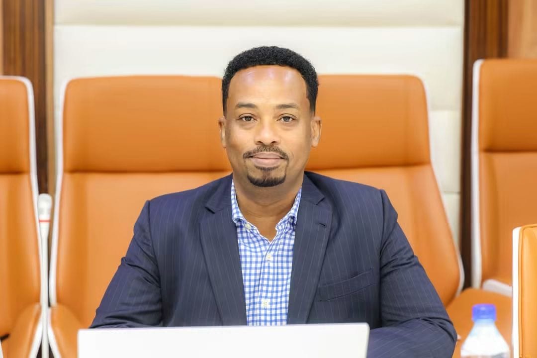 Deputy Minister Abdiwahab Omar Abdi attending the Council of Ministers meeting in Mogadishu